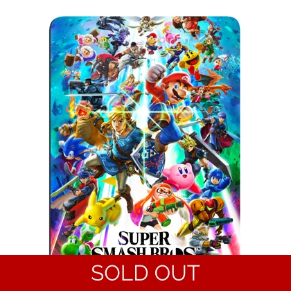Super Smash Bros Ultimate Glitter Full Magnetic Back Magnet Super Smash Bros Ultimate Glitter Full Magnetic Back Magnet